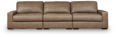 Veronella 3-Piece Sectional Sofa in Sahara Leather
