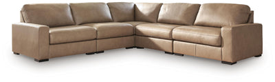 Veronella 5-Piece Sectional in Sahara Leather
