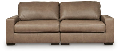 Veronella 2-Piece Sectional Sofa in Sahara Leather