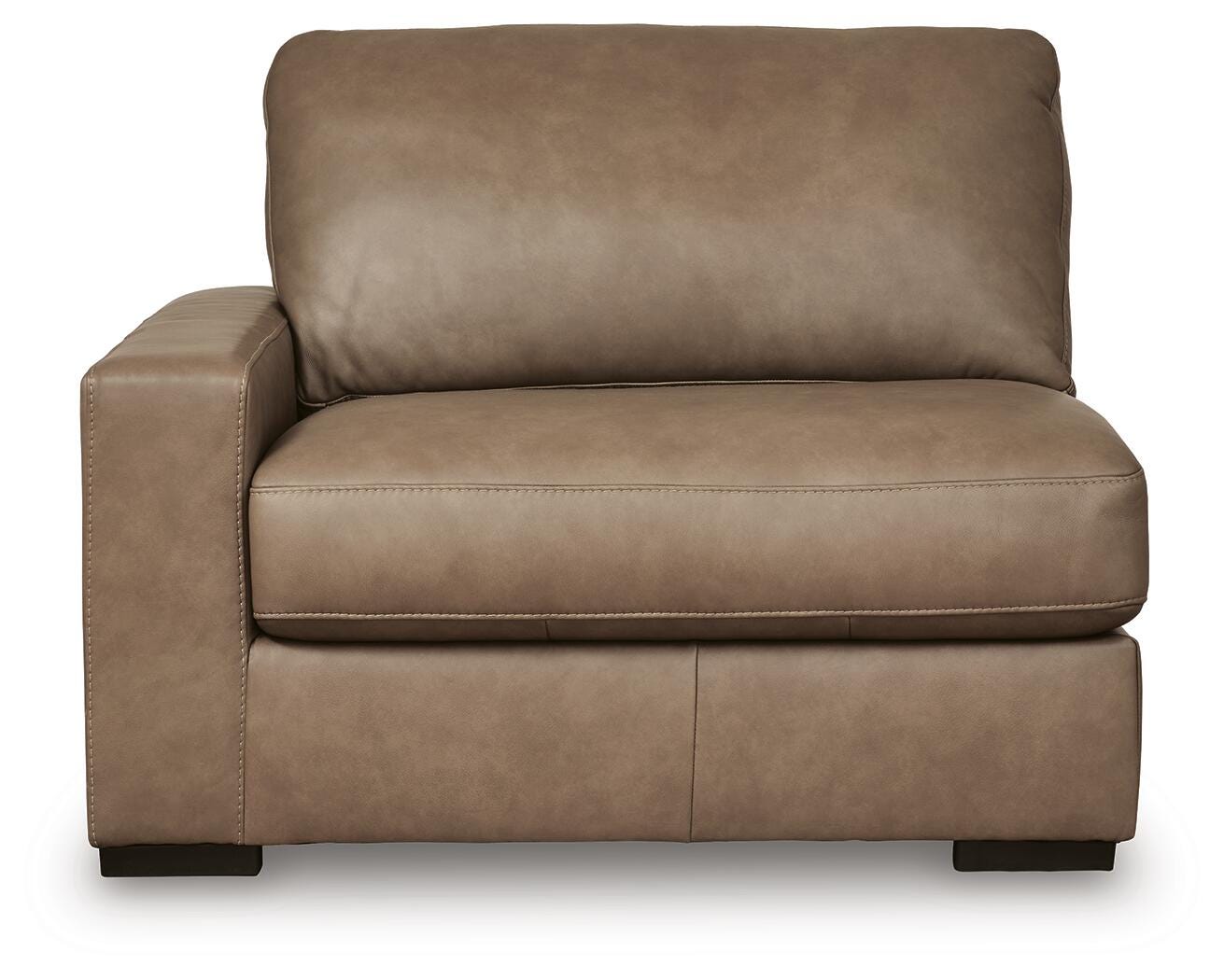 Veronella 3-Piece Sectional Sofa in Sahara Leather
