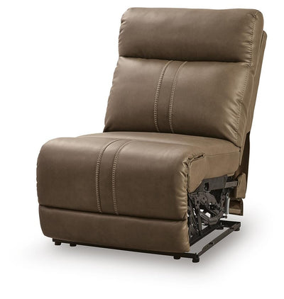 Max-Momentum 5-Piece Power Reclining Sectional in Biscotti