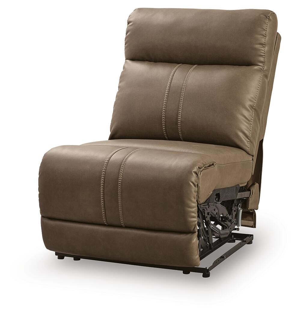 Max-Momentum 5-Piece Power Reclining Sectional in Biscotti