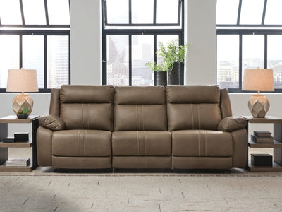 Max-Momentum 3-Piece Power Sectional Reclining Sofa in Biscotti