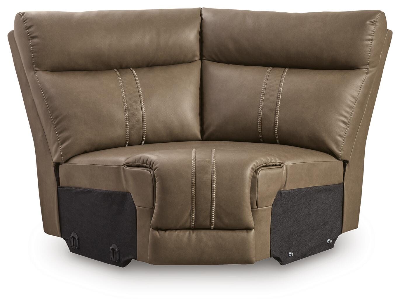 Max-Momentum 5-Piece Power Reclining Sectional in Biscotti