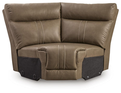 Max-Momentum 5-Piece Power Reclining Sectional in Biscotti