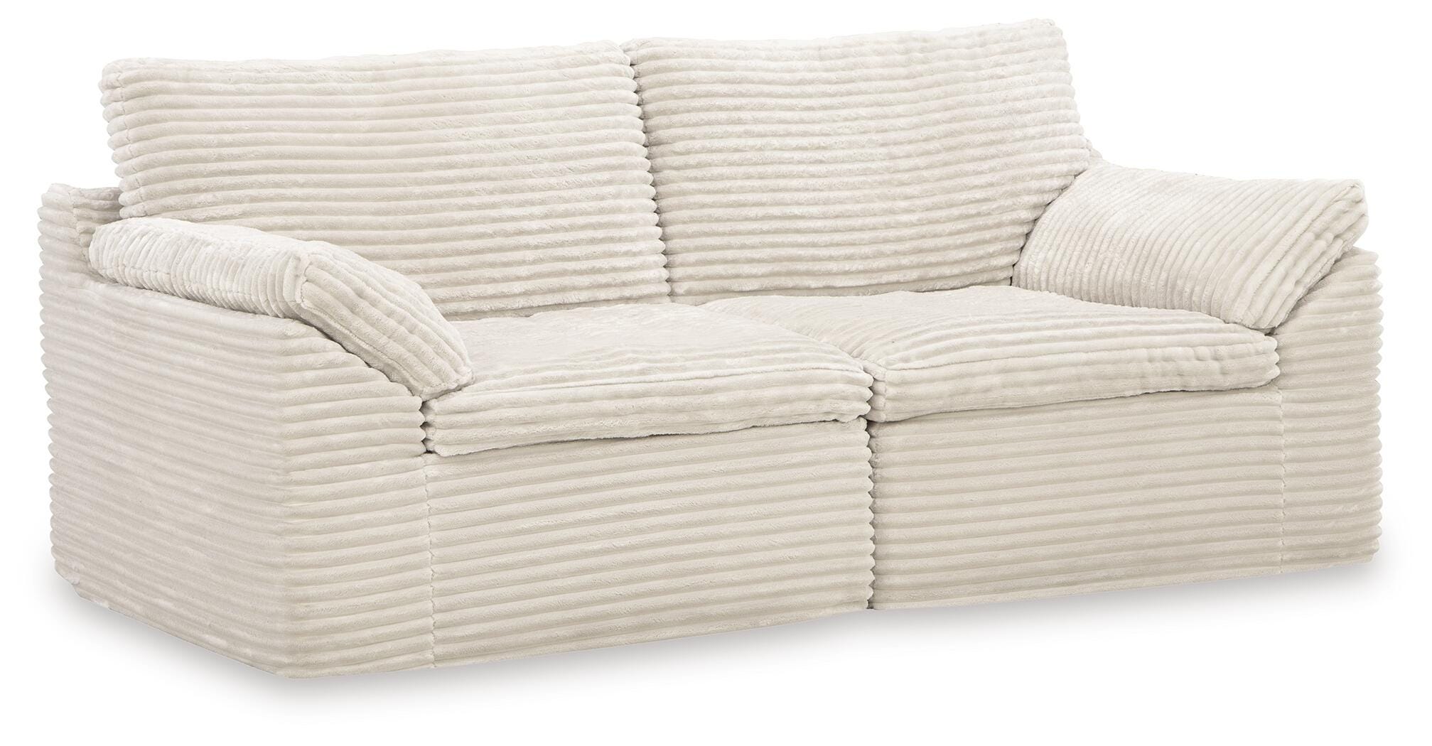 Fannin 4-Piece Sectional with Ottoman in Ivory