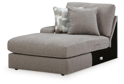 Lindon 2-Piece LAF Chaise Sectional in Smoke