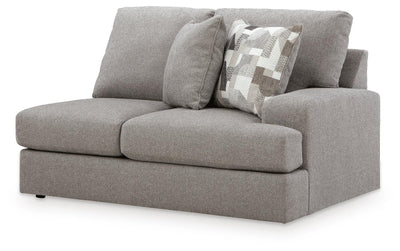 Lindon 2-Piece LAF Chaise Sectional in Smoke