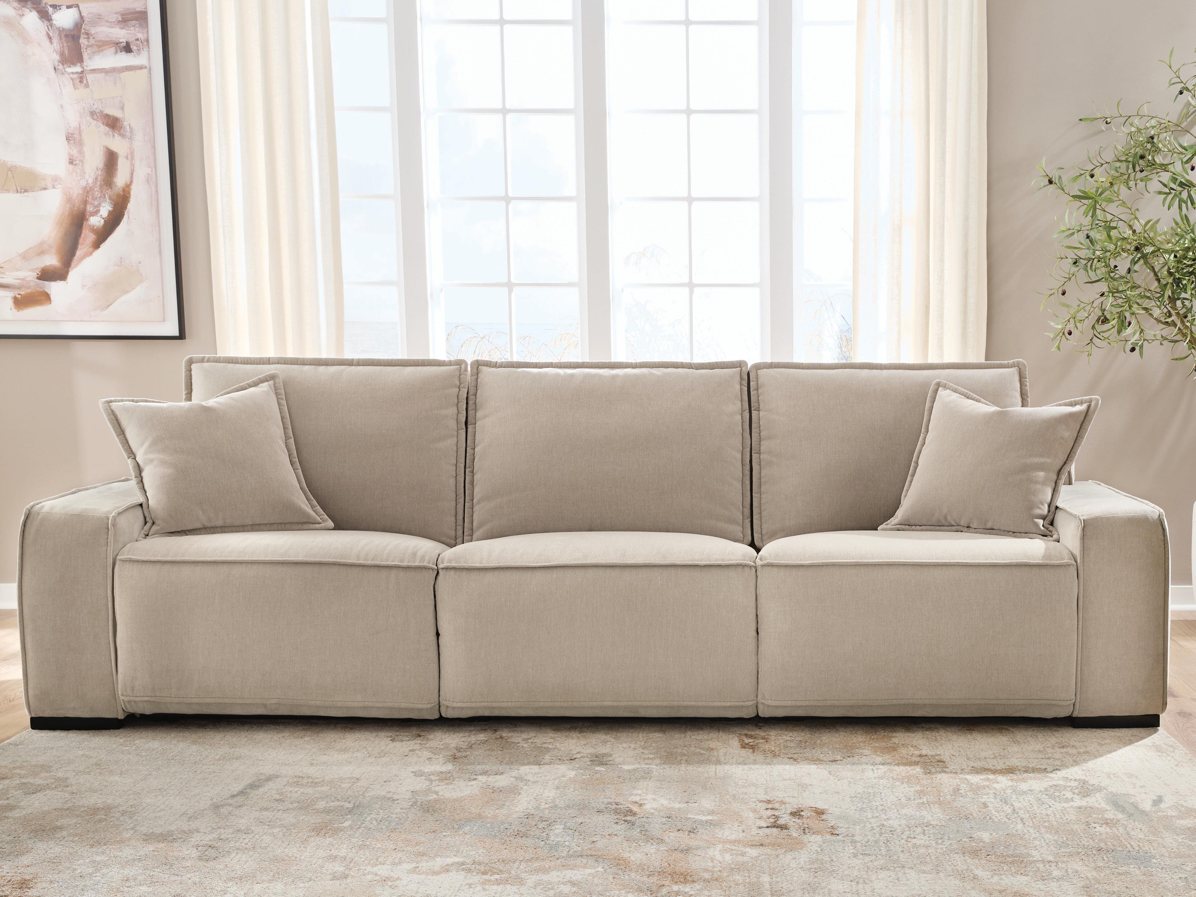 Carceri 3-Piece Power Sectional Reclining Sofa in Cashmere
