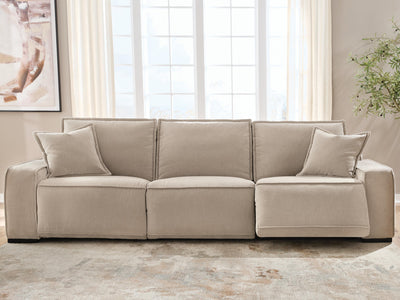 Carceri 3-Piece Power Sectional Reclining Sofa in Cashmere