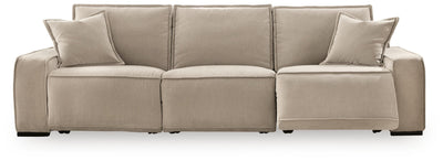 Carceri 3-Piece Power Sectional Reclining Sofa in Cashmere