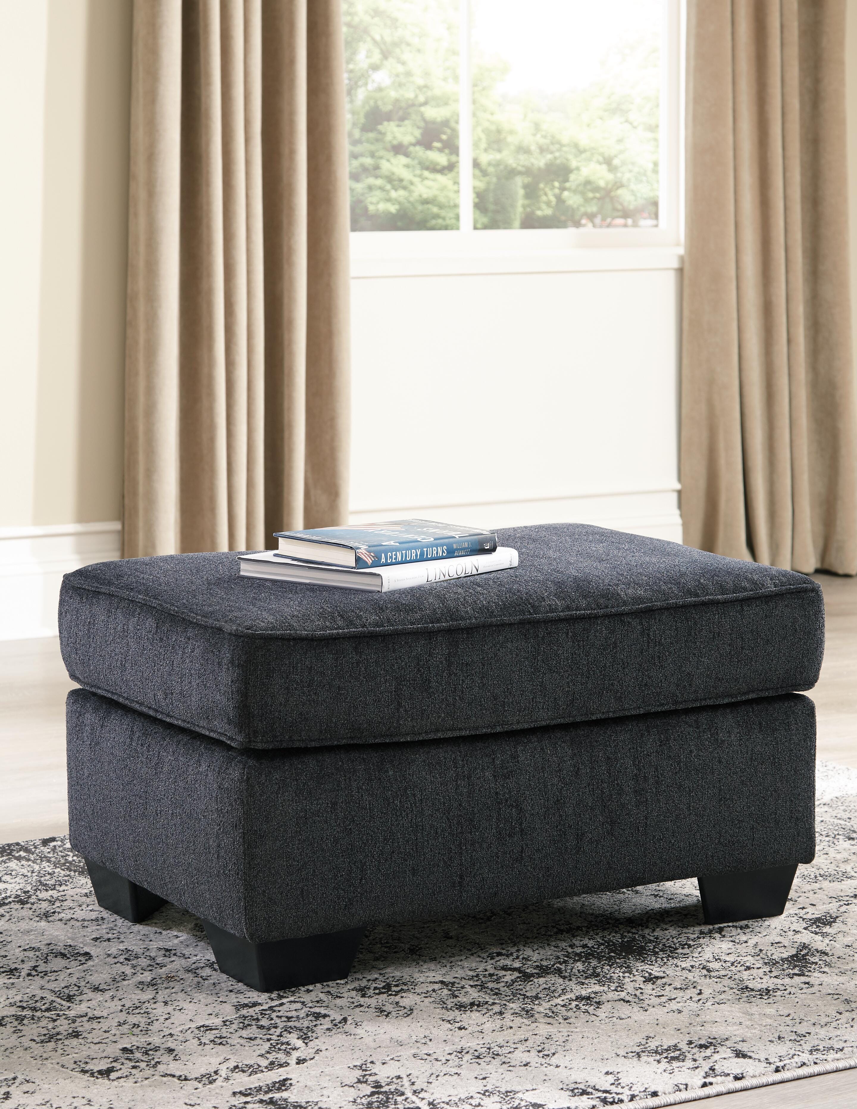 Altari 2-Piece Sleeper Sectional with Ottoman in Slate