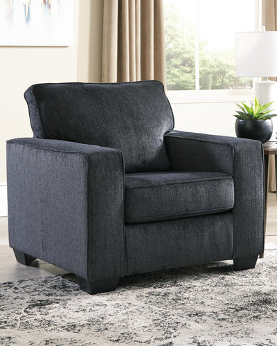 Altari 2-Piece Sectional and Chair in Slate