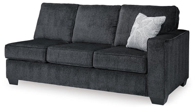 Altari 2-Piece Sectional with Chaise and Ottoman in Slate