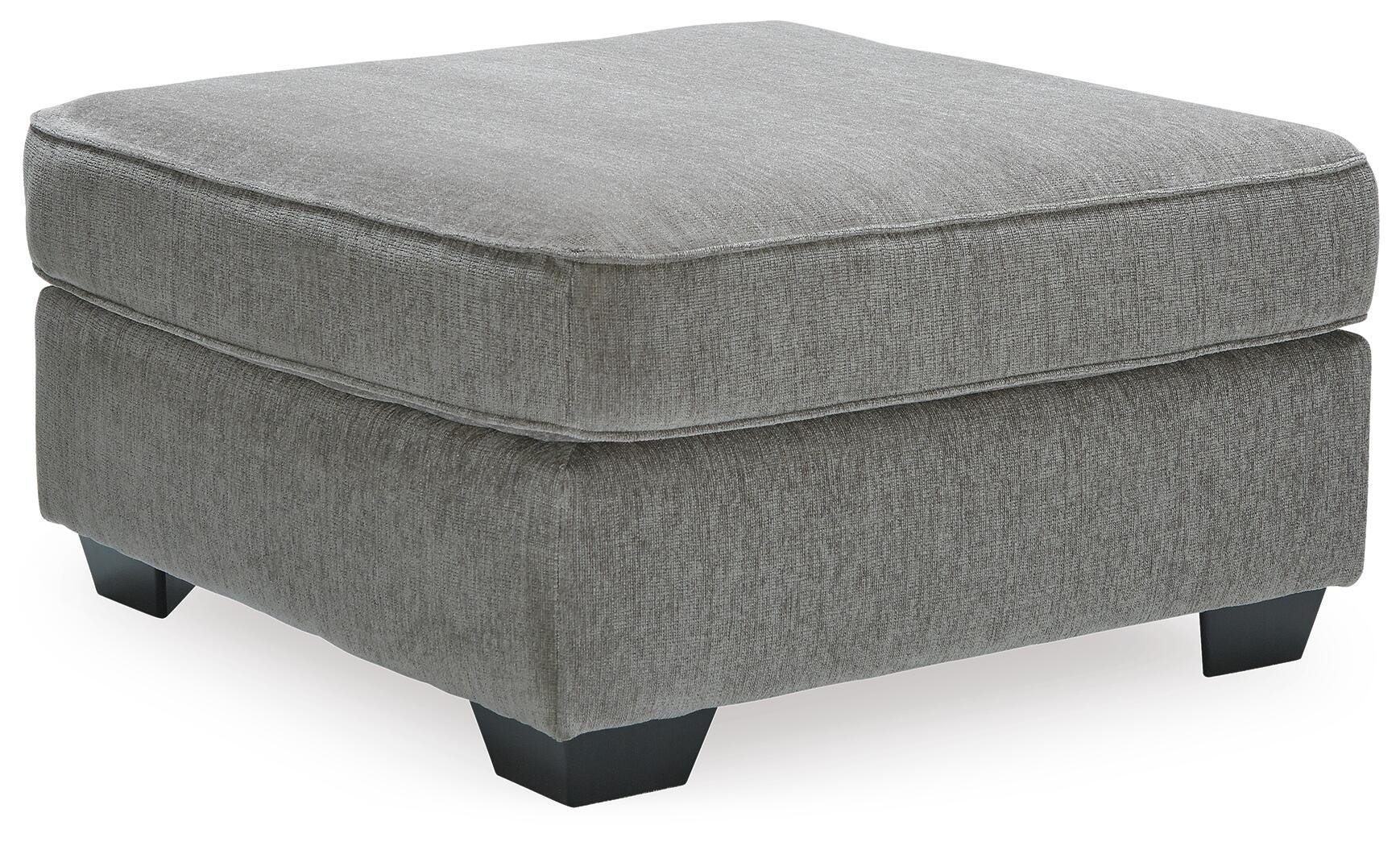 Altari 2-Piece Sleeper Sectional with Ottoman in Alloy