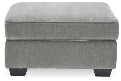 Altari 2-Piece Sleeper Sectional, Loveseat and Ottoman in Alloy
