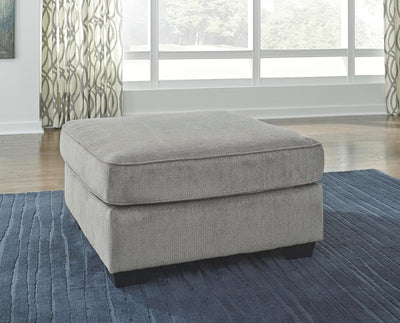 Altari 2-Piece RAF Sectional with Ottoman in Alloy