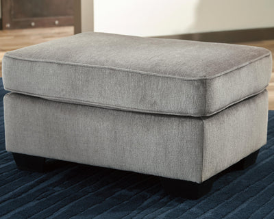 Altari 2-Piece Sectional with Chaise, Loveseat and Ottoman in Alloy