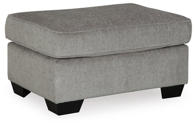 Altari 2-Piece Sectional with Chaise, Loveseat and Ottoman in Alloy