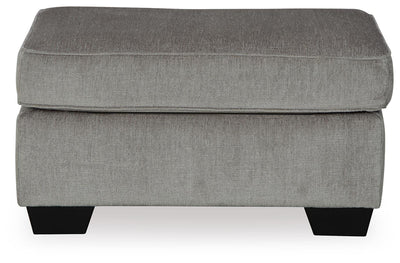 Altari Ottoman in Alloy Chenille