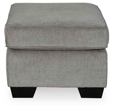 Altari 2-Piece Sleeper Sectional and Ottoman in Alloy