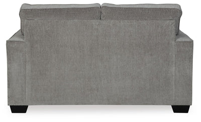 Altari 2-Piece Sectional with Chaise, Loveseat and Ottoman in Alloy