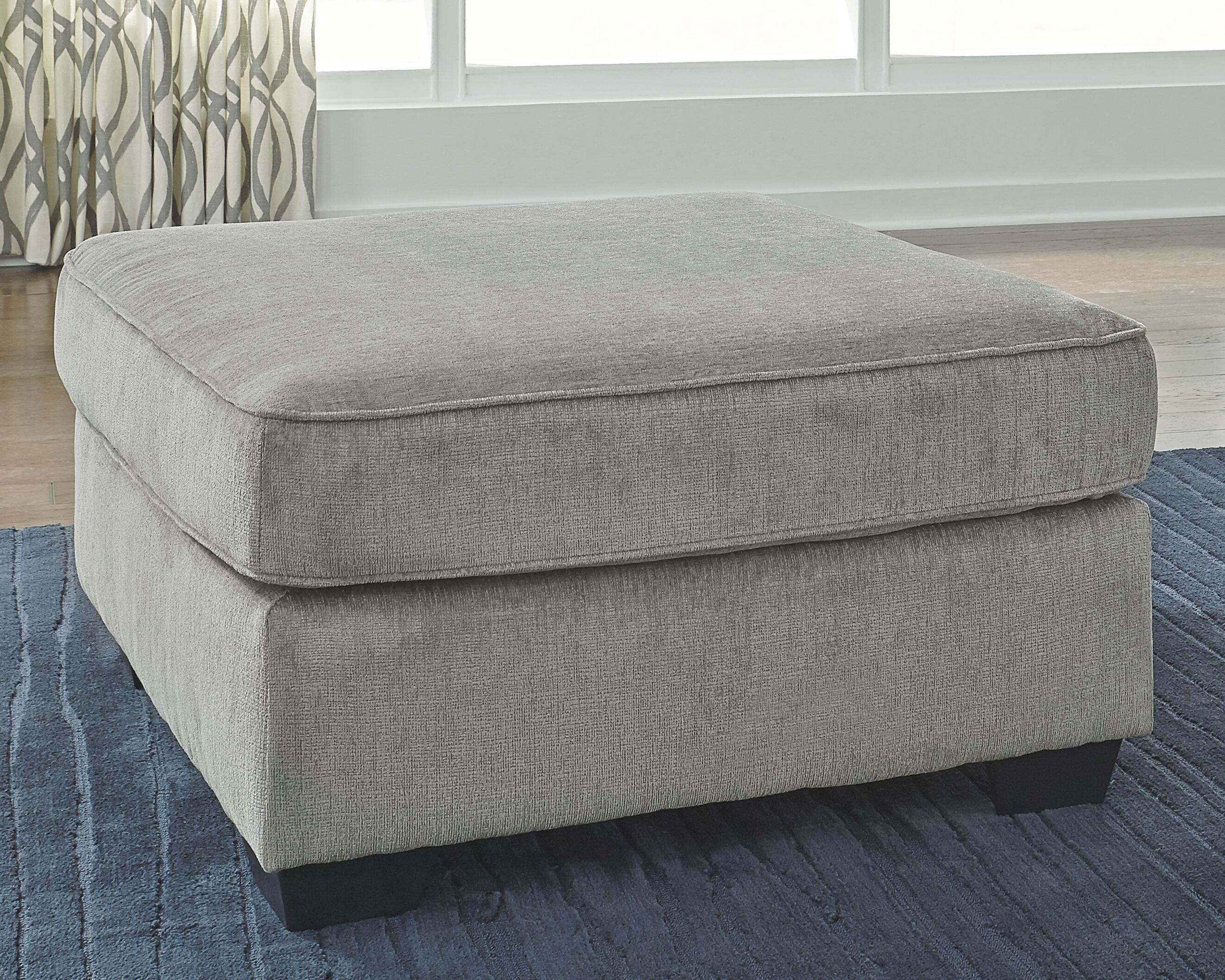 Altari 2-Piece RAF Sectional with Ottoman in Alloy