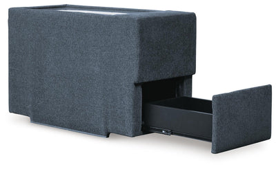 Modmax 3-Piece Sectional in Ink Performance Fabric and Next-Gen Nuvella
