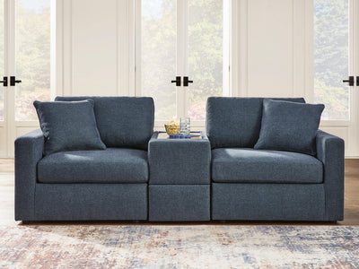 Modmax 3-Piece Sectional in Ink Performance Fabric and Next-Gen Nuvella