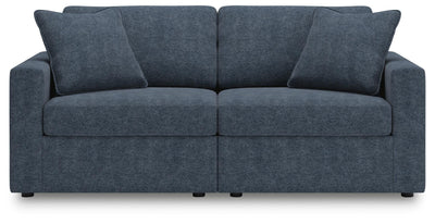 Modmax 2-Piece Sectional in Ink Performance Fabric and Next-Gen Nuvella