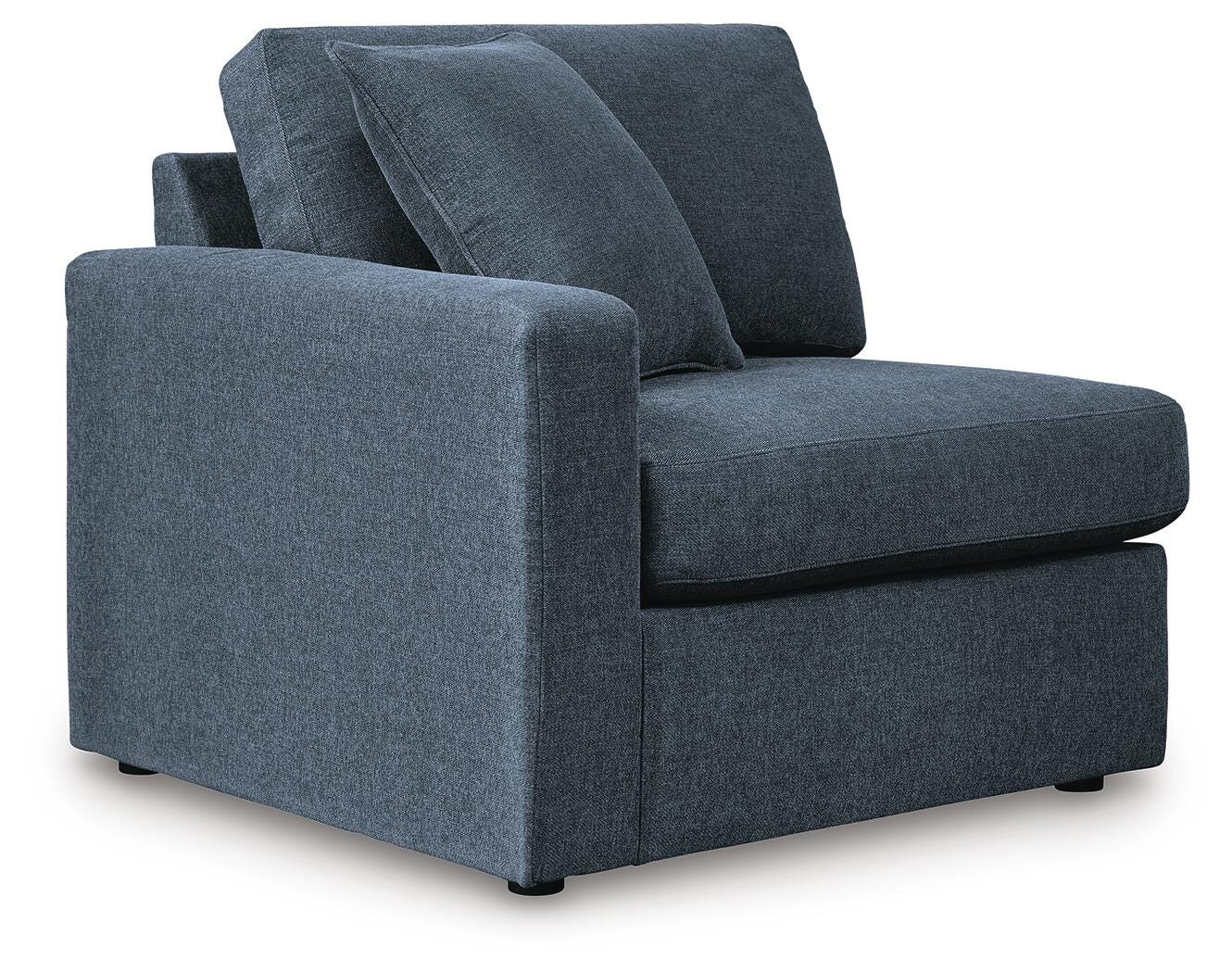 Modmax 2-Piece Sectional in Ink Performance Fabric and Next-Gen Nuvella
