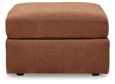 Modmax 7-Piece Sectional and 2 Ottomans in Spice