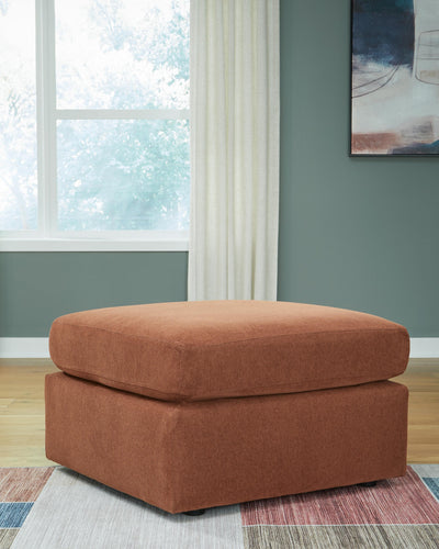 Modmax 6-Piece Sectional with LAF Chaise and Ottoman in Spice