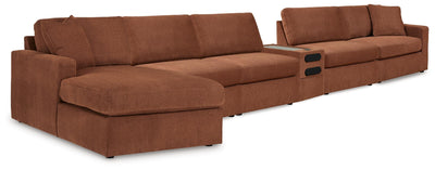 Modmax 6-Piece Sectional Sofa in Spice