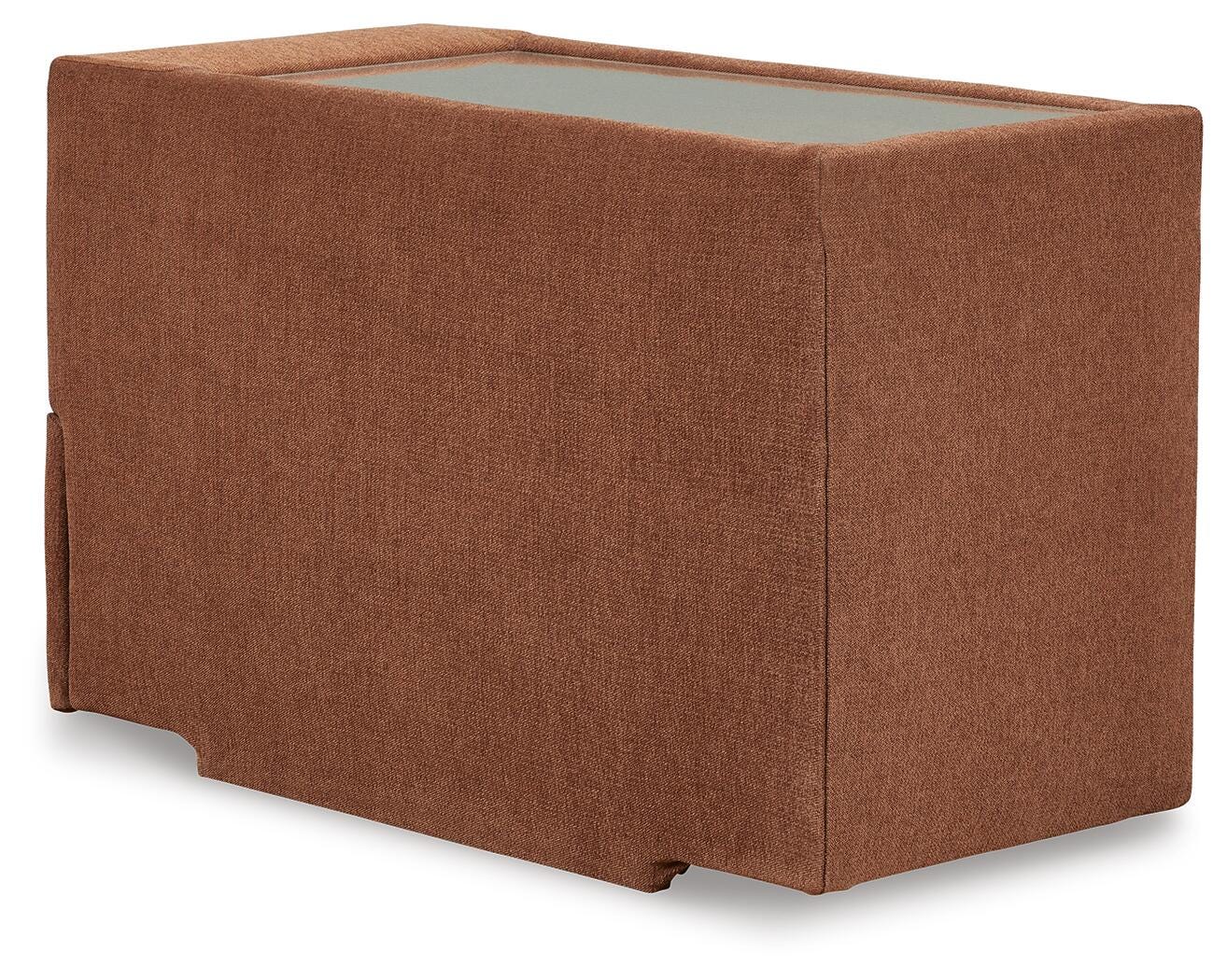 Modmax 6-Piece Sectional w/ Storage Console in Spice Performance Fabric and Next-Gen Nuvella