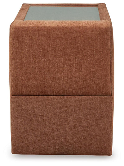 Modmax 7-Piece Sectional w/ Storage Console in Spice Performance Fabric and Next-Gen Nuvella