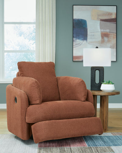 Modmax 3-Piece Sectional Sofa, 2-Piece Sectional Loveseat and Swivel Glider Recliner in Spice