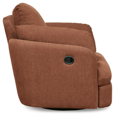 Modmax 3-Piece Sectional Sofa, 2-Piece Sectional Loveseat and Swivel Glider Recliner in Spice
