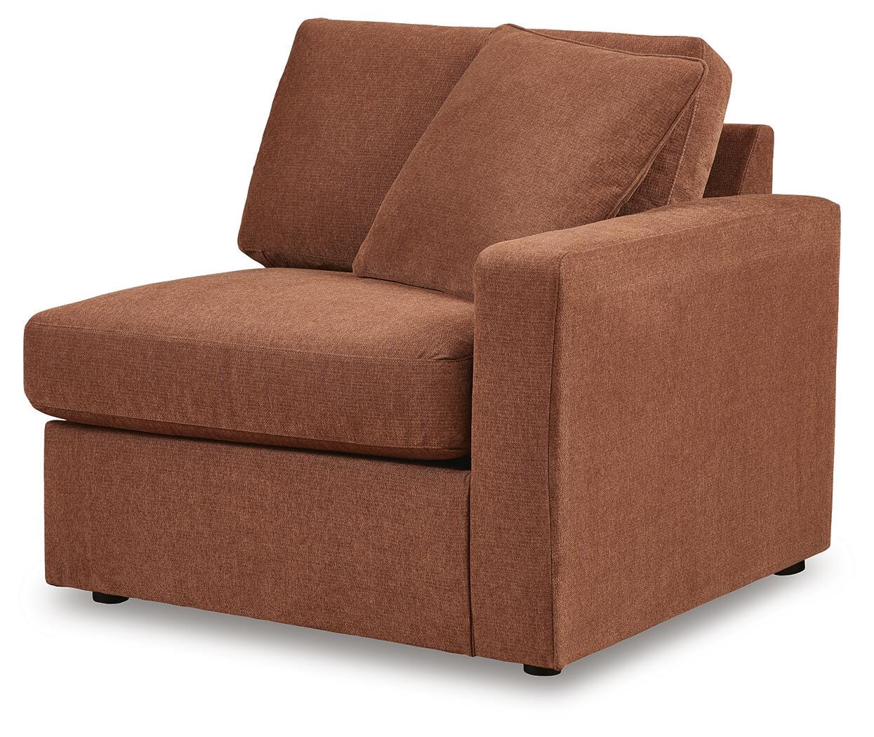 Modmax 6-Piece Sectional w/ Storage Console in Spice Performance Fabric and Next-Gen Nuvella