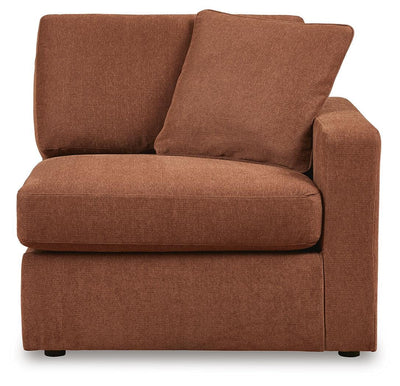 Modmax 4-Piece Sectional and Ottoman in Spice