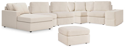 Modmax 6-Piece Sectional w/ Chaise and Ottoman in Oyster
