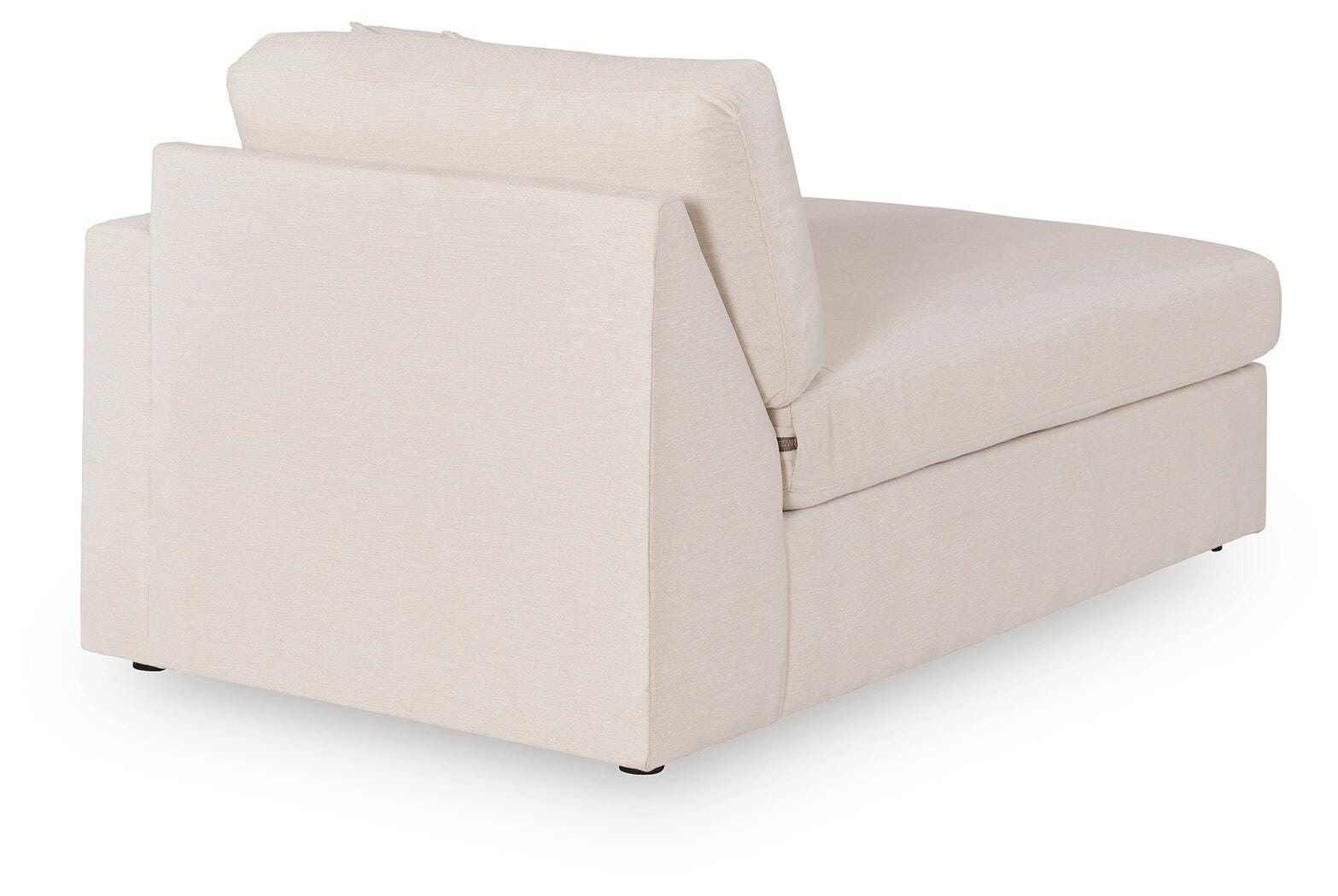 Modmax 4-Piece Sectional with  RAF Chaise in Oyster Performance Fabric and Next-Gen Nuvella