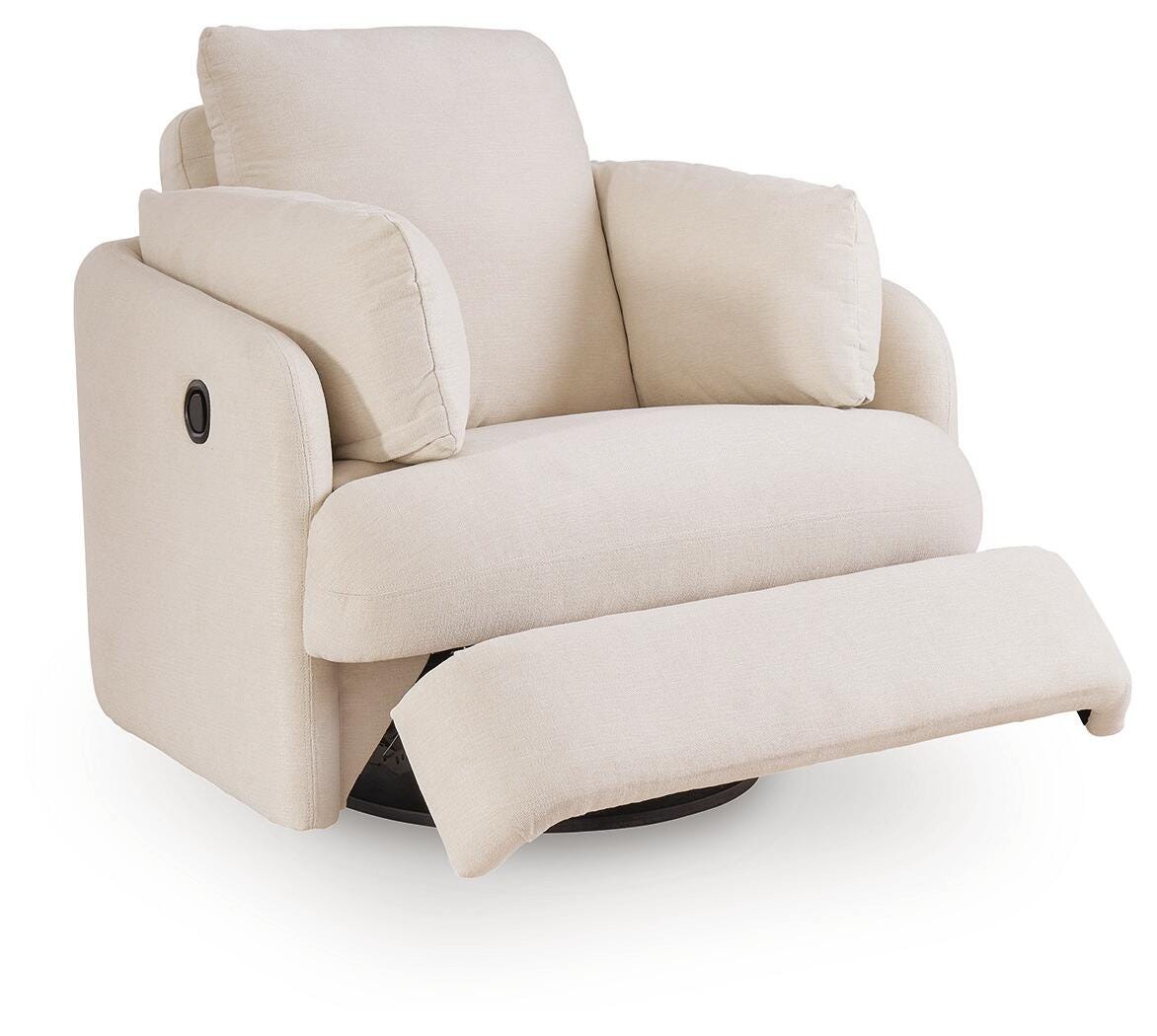 Modmax 3-Piece Sectional Sofa, 2-Piece Sectional Loveseat and Swivel Glider Recliner in Oyster