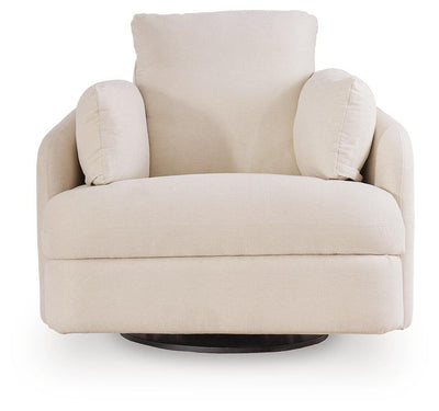 Modmax 3-Piece Sectional Sofa, 2-Piece Sectional Loveseat and Swivel Glider Recliner in Oyster