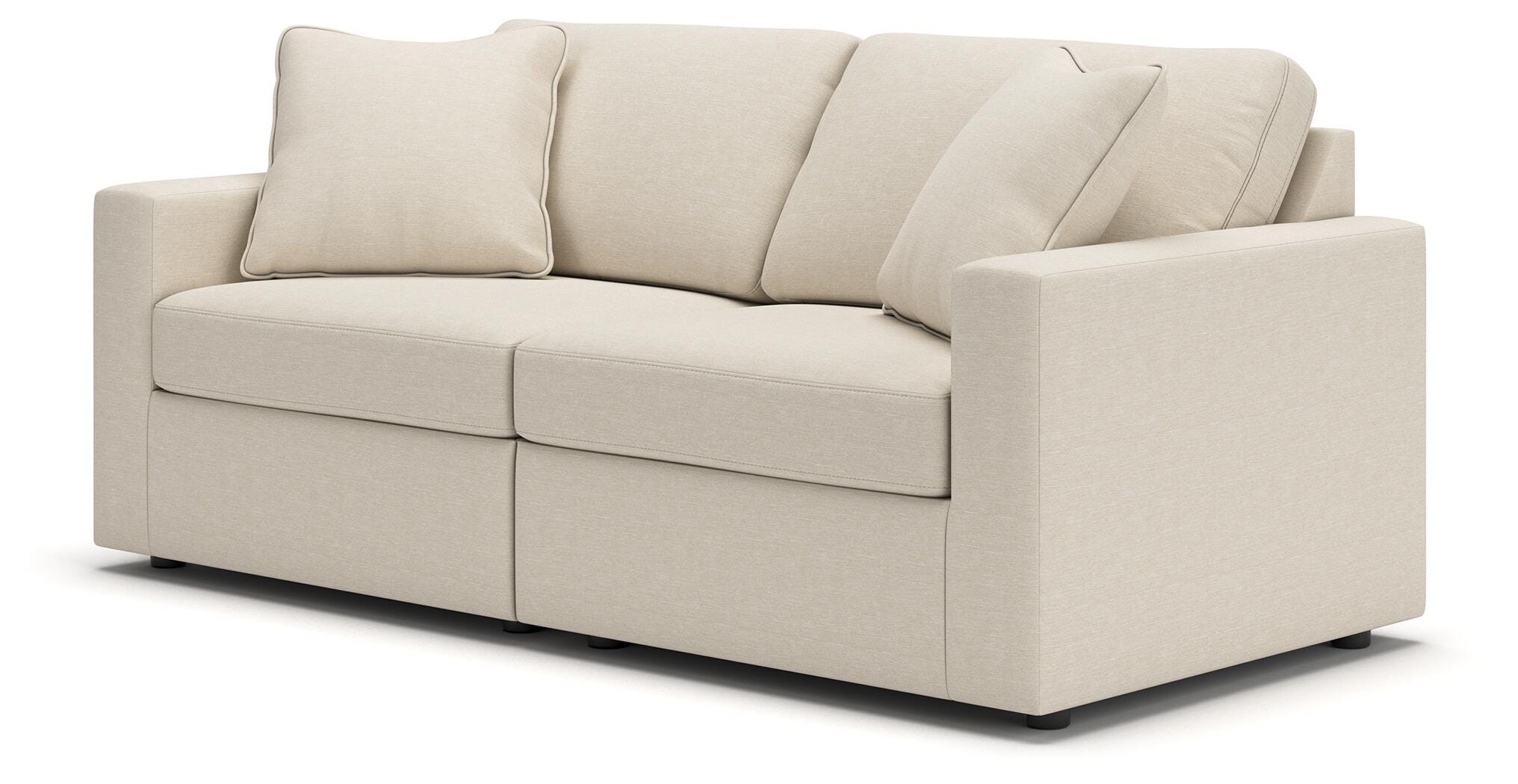 Modmax 3-Piece Sectional and 2-Piece Sectional Loveseat in Oyster