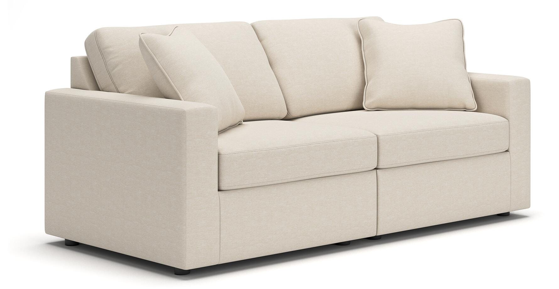 Modmax 3-Piece Sectional and 2-Piece Sectional Loveseat in Oyster