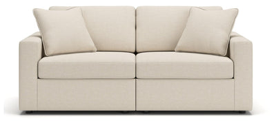 Modmax 3-Piece Sectional Sofa, 2-Piece Sectional Loveseat and Swivel Glider Recliner in Oyster