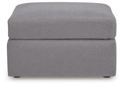 Modmax 6-Piece Sectional and 2 Ottomans in Granite