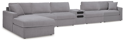 Modmax 6-Piece Sectional Sofa in Granite