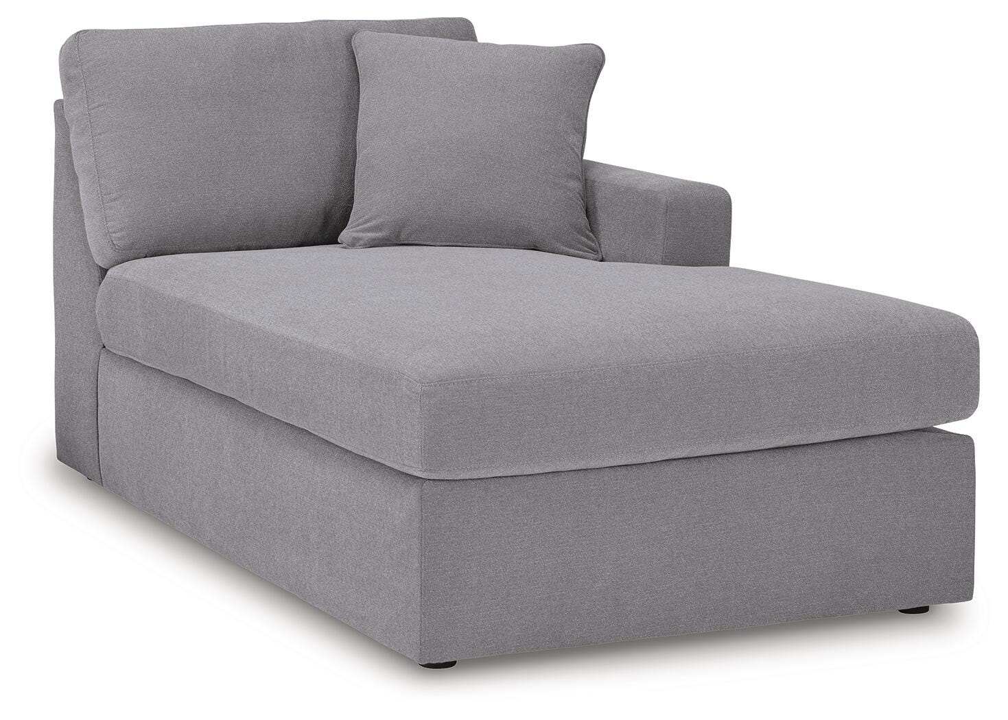 Modmax 5-Piece Double Chaise Sectional in Granite